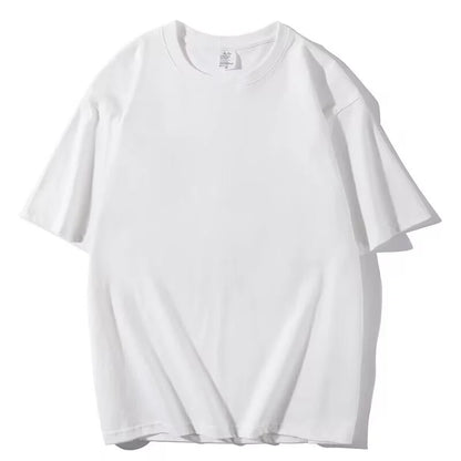 WAVLATII Oversized Summer T Shirts for Women Men Brown Casual Female Korean Streetwear Tees Unisex Basic Solid Young Cool Tops